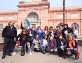 بالصور.. زوجات سفراء الجزائر العرب والأجانب يزرون المعالم الأثرية لتنشيط السياحة بمصر