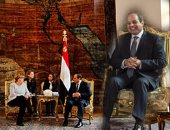 "ميركل نورت مصر"..  السيسى ومستشارة ألمانيا يفتتحان 3 محطات للكهرباء بـ6 مليارات يورو.. الزعيمان يتفقان على ضرورة التعاون لمواجهة الإرهاب.. والرئيس: لا نستخدم القوة إلا فى حالة رفع السلاح ضد الدولة