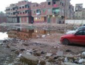 بالصور.. مياه الصرف تهدد منازل قرية "كفر أبو صير" بالمرج والأهالى يستغيثون