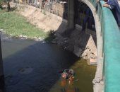إصابة 11 شخصا فى حادث سقوط سيارة بترعة المحيط بالمنيا