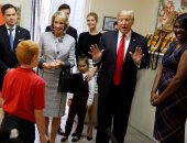 بالصور.. ترامب يغادر البيت الأبيض لقضاء عطلة نهاية الأسبوع فى فلوريدا