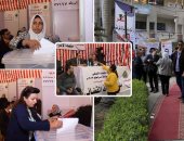 الصيادلة يدلون بأصواتهم فى انتخابات التجديد النصفى لمجلس النقابة