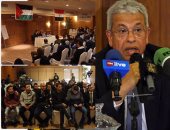 الشباب الفلسطينى المشارك فى ندوة تجديد الخطاب الدينى يشيدون بالدور المصرى الداعم للقضية الفلسطينية..عبد المنعم سعيد: فلسطين قبل أن تصبح دولة صارت دولتين..وأسامة الأزهرى: مرسى دافع عن فكر سيد قطب