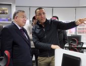 بالصور.. السيد الشريف وكيل البرلمان فى ضيافة "اليوم السابع"