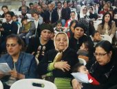 بالصور.. عشرات من أقباط العريش يشاركون فى احتفالية الأنبا بيشوى ببورسعيد
