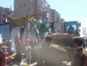 إزالة 160 حالة إشغالات بشوارع مدينة بنى سويف