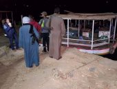 وصول مدير أمن الجيزة لمكان حادث غرق سيارة عمال بفرع رشيد في منشأة القناطر