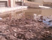 غرق مدرسة فى الغربية بالمياه بسبب كسر الماسورة أثناء أعمال حفر بالفناء