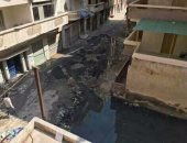 بالصور.. معاناة سكان الهانوفيل بالإسكندرية مع مياه الصرف الصحى