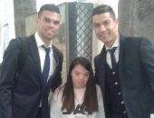 رونالدو يكسر قواعد ريال مدريد فى نابولى للتصوير مع متحدى إعاقة