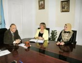 محافظ القاهرة يلتقى أعضاء المجلس القومى للمرأة