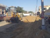 فتح طريق رئيسى وإزالة إشغالات  بقرية رابعة شمال سيناء