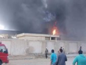 الحماية المدنية تسيطر على حريق بمصنع تدوير قمامة فى دمياط الجديدة