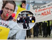 تكدس مئات الركاب فى مطارين ببرلين والغاء 655 رحلة بسبب إضراب الموظفين