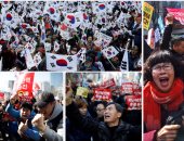 حشود تحتفل وأخرى "غاضبة" بعد تأييد عزل رئيسة كوريا الجنوبية 