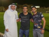 بالصور.. محمد عبد الشافى يحتفل مع نجوم الأهلى السعودى بـ عقيقة مولودته الجديدة