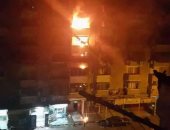 بالصور.. مصرع شاب متفحما فى حريق شقة سكنية ببورسعيد بسبب ماس كهربائى