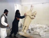 تقارير أمريكية: "داعش" دمر قطعا أثرية مزيفة فى الموصل وباع الأصلية