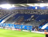 جماهير ليستر سيتى تساند مدربها الجديد بدخلة رائعة أمام إشبيلية