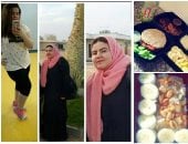بالصور .. حكاية ريهام بعد ماخست 30 كليو فتحت مطعم للأكل النباتى "وبس"