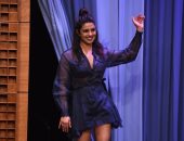 بالصور.. بريانكا شوبرا تظهر فى "The Tonight Show" بفستان من منصات الأزياء