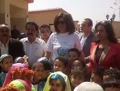 بالصور.. وزيرة الهجرة تصل محافظة المنيا لإطلاق ماراثون "اطمن على نفسك" الخيرى