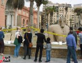 بالصور.. "بسماتيك" يجذب زوار المتحف المصرى بالتحرير فى أول أيامه بالمتحف