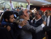بالصور.. قلاش مهنئًا عبد المحسن سلامة: تحت أمر نقيب الصحفيين والمجلس الجديد