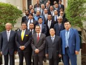 أحمد درويش يعرض فرصًا استثمارية بقناة السويس أمام سفراء دول آسيوية