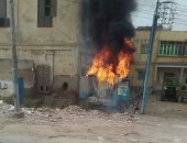 بالفيديو.. اشتعال النيران بأحد محولات الكهرباء فى قرية "إبستو" بالدقهلية
