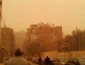 موجة من الطقس السيئ وعاصفة ترابية تضرب محافظة أسيوط