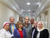 لميس الحديدى تنشر صورة مع عمرو أديب بعد تماثله للشفاء وتشكر الأطباء