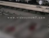 بالفيديو..شاهد آثار مصرع الفتاة "ملك" على قضبان مترو الدقى