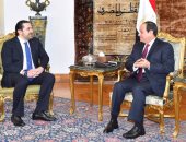 الحريرى: الرئيس السيسى يبدى استعداده لمساهمة مصر فى تدريب الجيش اللبنانى