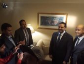 سعد الحريرى ينشر صور لقاءه مع عمرو أديب عبر حسابه بـ"فيس بوك"