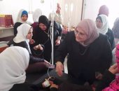 صحة المنوفية تفحص عينات المياه والأغذية فى مدرسة التلاميذ المصابين بإشتباه تسمم