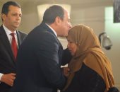 الأم المثالية ببنى سويف: قلت للرئيس ربنا يبارك فيك ويحفظك لمصر 