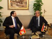حساب سعد الحريرى الرسمى ينشر صورا من لقائه مع نظيره المصرى شريف إسماعيل