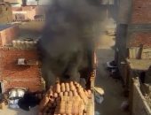 مواطن يشكو من أدخنة مصانع الفخار فى المنوفية