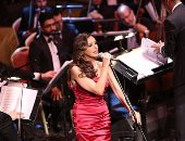 بالصور..  أنغام تطرب جمهور حفل أوسكار المحور بدار الأوبرا بأغنياتها