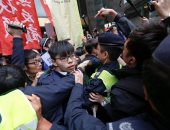 بالصور..تظاهرة مناهضة لبكين فى هونج كونج عشية انتخاب رئيس الحكومة