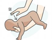  التخبيط على ظهر الرضيع إسعاف ذو حدين.. تعرفى على استخدامته الصحيحة