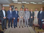 محافظ الغربية يستقبل وفد كورى لدراسة امكانية المساهمة فى تحسين البيئة