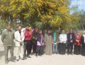 افتتاح الحديقة النباتية بعد تطويرها بجامعة قناة السويس
