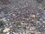بالصور.. انتشار القمامة والحيوانات النافقة بترعة "أولاد خلف" فى سوهاج