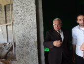 رئيس جامعة المنيا يتفقد المستشفى العام والجامعى