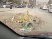 أهالى شارع ابن الحكم بالزيتون يطالبون برصف الطريق بعد أعمال حفر 