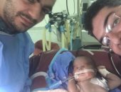 بالصور .. نجاح جراحة فى أنف طفل عمره 6 أيام بدمياط