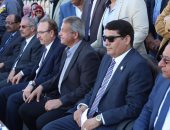 وزير الرياضة ومحافظ بنى سويف يشهدان نهائى دورى مراكز الشباب