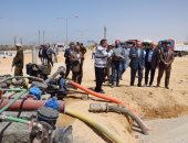 بالصور .. محافظ بنى سويف : حل مشكلة الصرف الصناعى بمنطقة بياض العرب الصناعية